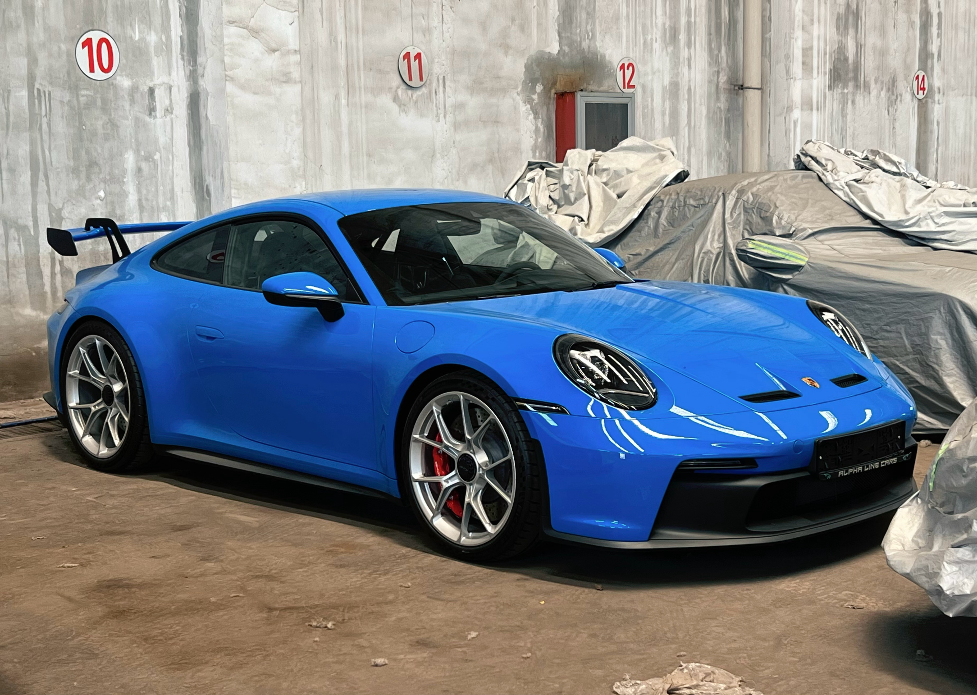 相较于昨天的GT3 RS我更喜欢这个手动挡GT3 鲨蓝 黑内 带碳椅 防滚架天津