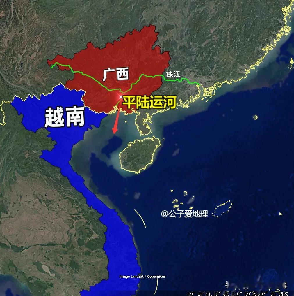 平陆运河完工近九成，2026年启用，俄越反应各异！
在广西的群山之间，一条仅13