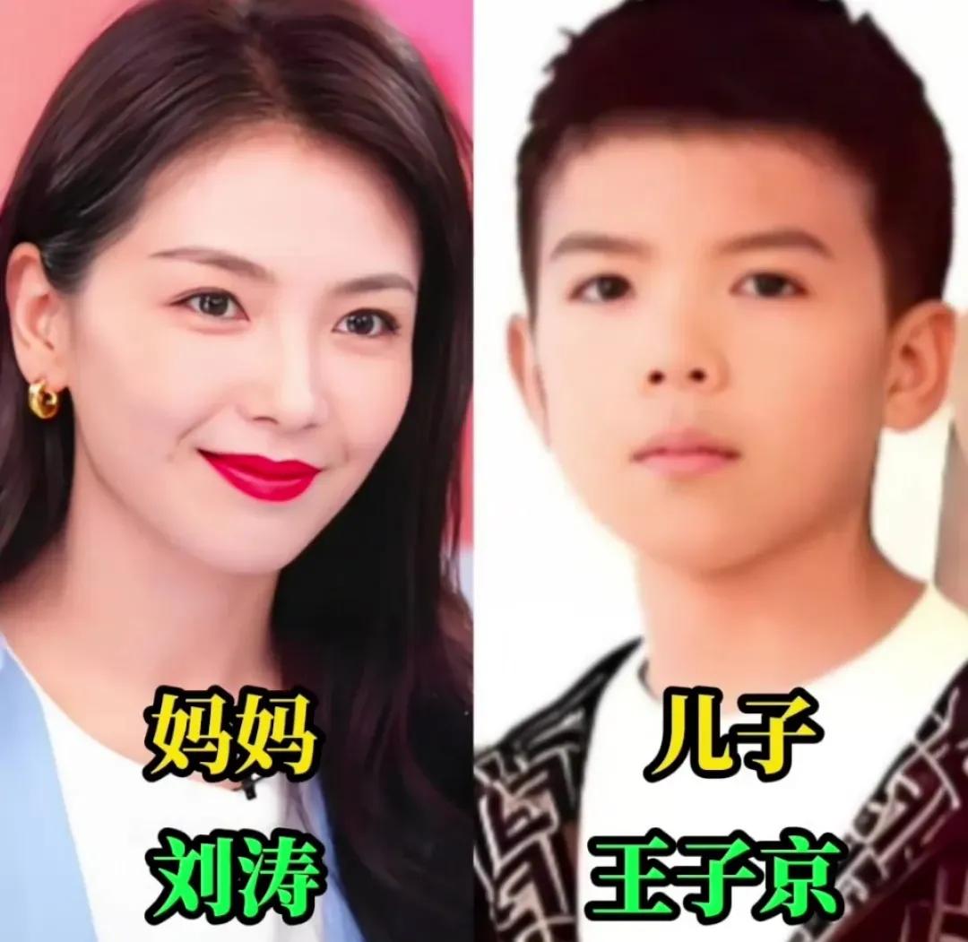 刘涛是娱乐圈中出了名的优秀演员,不仅演技在线,颜值也在线，儿子英俊可爱，满脸幸福