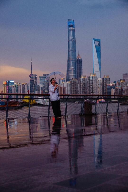 蓝调时刻的魔都滨江 才是上海的Lalaland