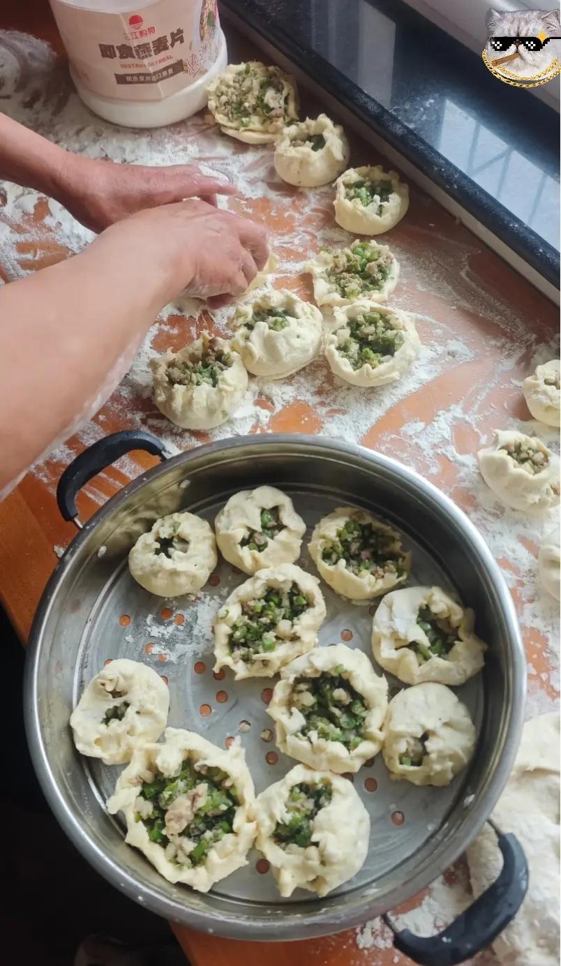 你见过这种形状的包子吗？说真的，我还是第一次看见这种形状的包子，这包子还真有特色