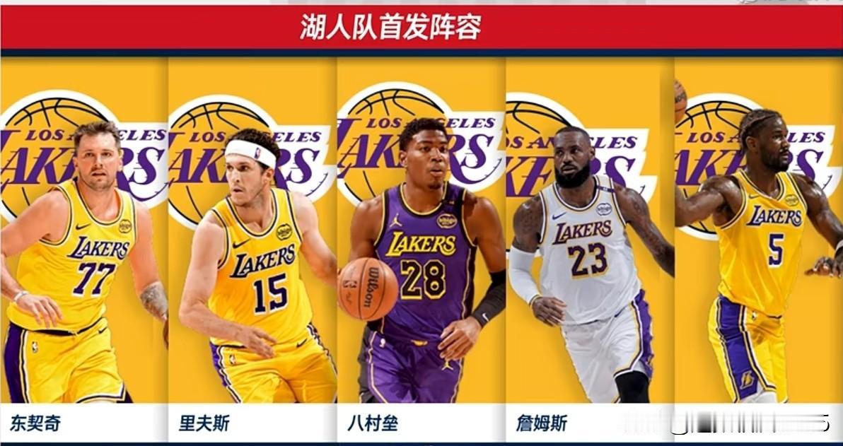 东契奇、詹姆斯双双回归战76人。

东契奇、詹姆斯双双回归，湖人以最强阵容挑战7