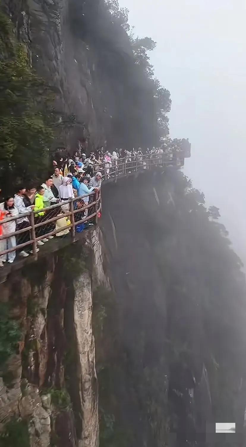 站这么多人真的安全吗？吊桥垮塌以后看啥都不放心。。