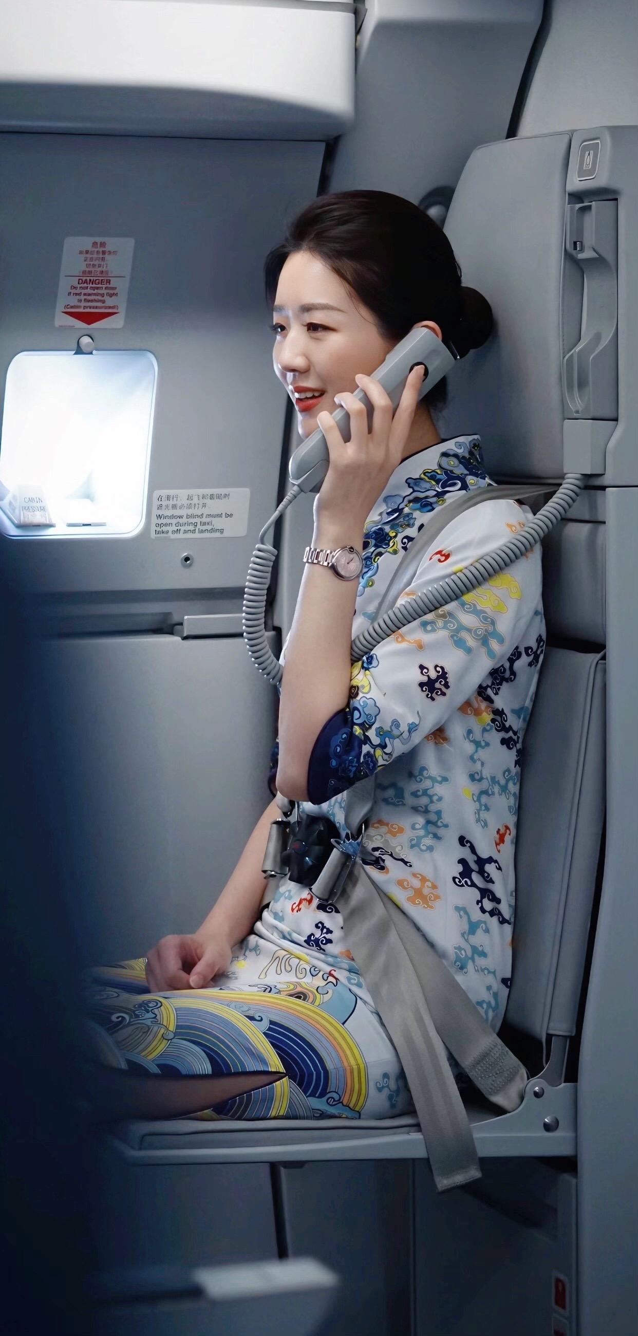 空姐的日常 空姐 空姐制服 空中乘务 民航人