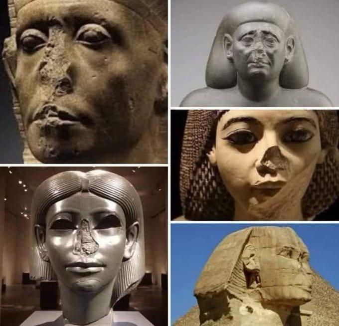 西方的古代雕塑为什么都没有鼻子呢？