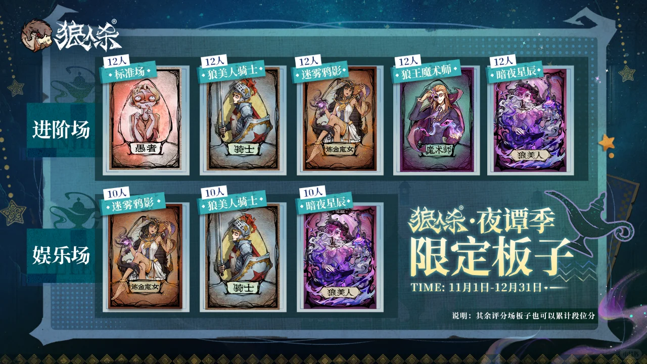 夜谭季情报抢先看！
