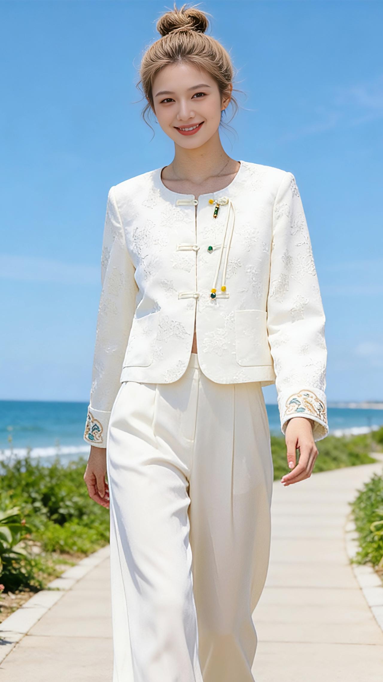 早春穿搭 国风外套 轻奢女装 小个子穿搭 外套