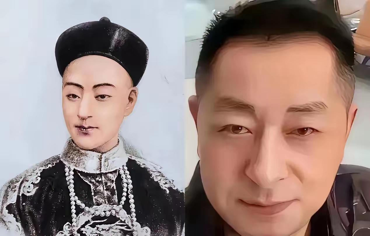 汪小菲或许真是皇裔是爱新觉罗的后代。因为汪大爷就是汪小菲他爹和光绪皇帝的五官和气
