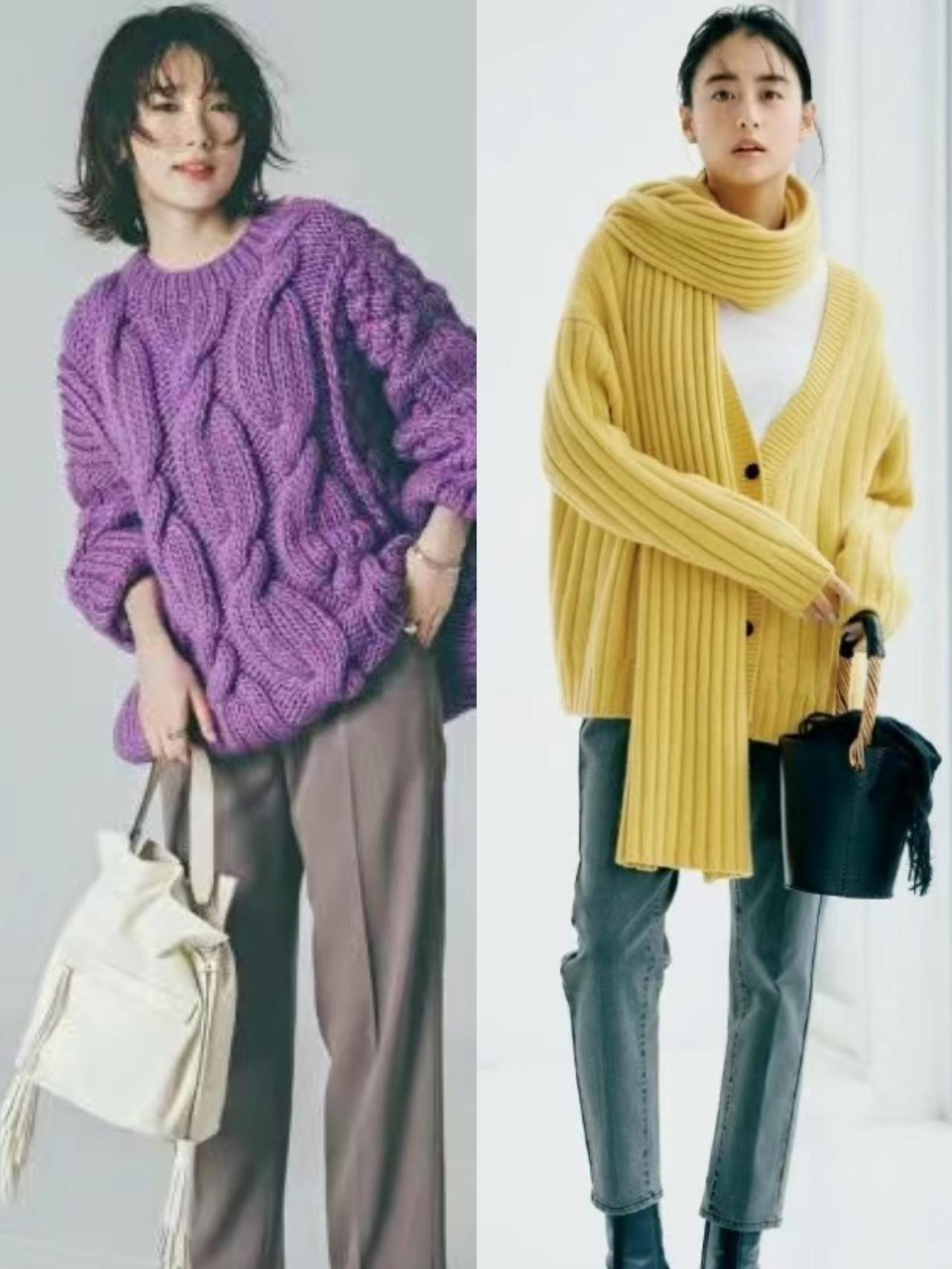 天冷后穿什么？试试日杂博主最爱的“针织衫”，低调大气还显瘦
本文介绍了秋冬季节的