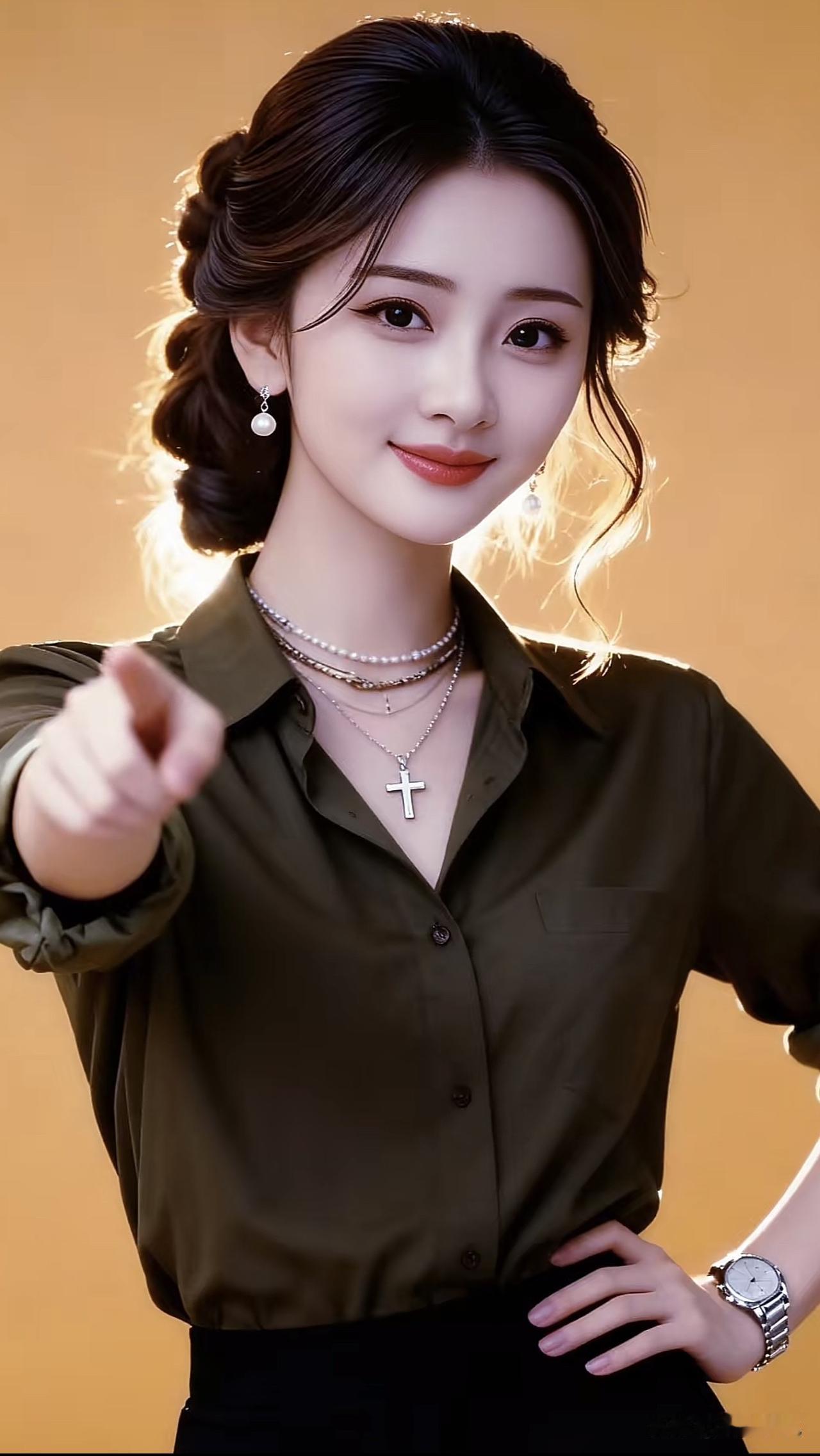优雅气质，指尖轻触，时尚穿搭，魅力无限！💄✨时尚知性穿搭 魅力大方穿搭 精致温
