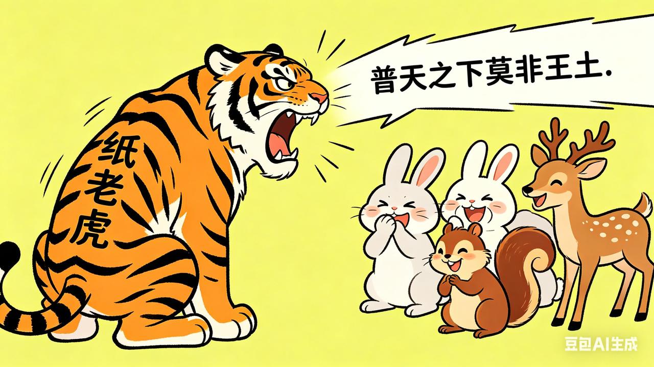 美伊战前之特朗普：普天之下，莫非王土！
美伊战后之特朗普：普天之下，笑我纸老虎！