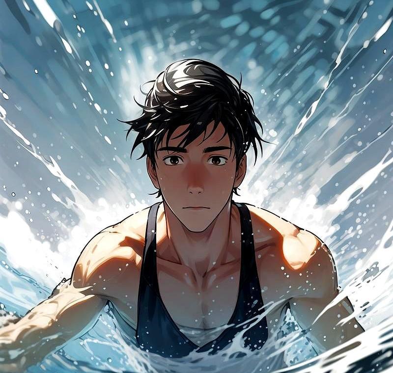 下水别光顾着划水，脑子得先跑。
你想把水往后推，水就真给你让路。
不是手使劲，是