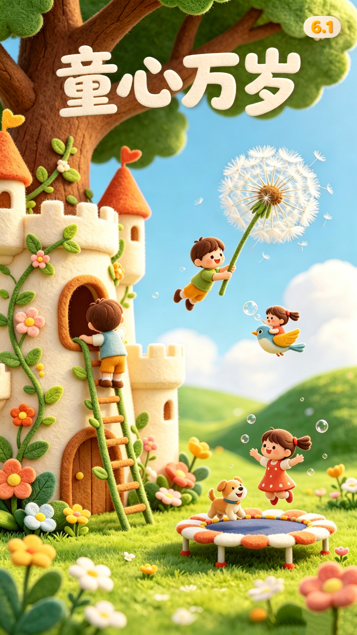 不管几岁，快乐万岁！儿童节快乐！天津