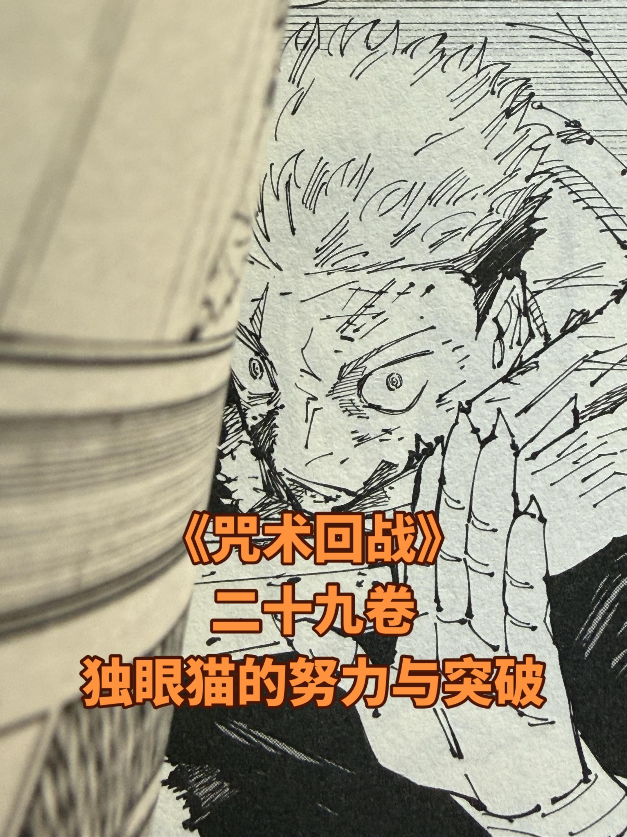 《咒术回战》二十九卷，独眼猫的努力与突破。我发表的所有观点，都是以漫画...