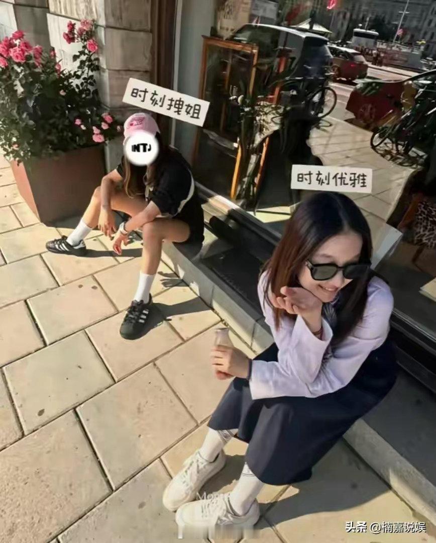 文章女儿晒和妹妹出游照文章与马伊琍的大女儿文君竹（小名爱马）在社交平台分享了一组
