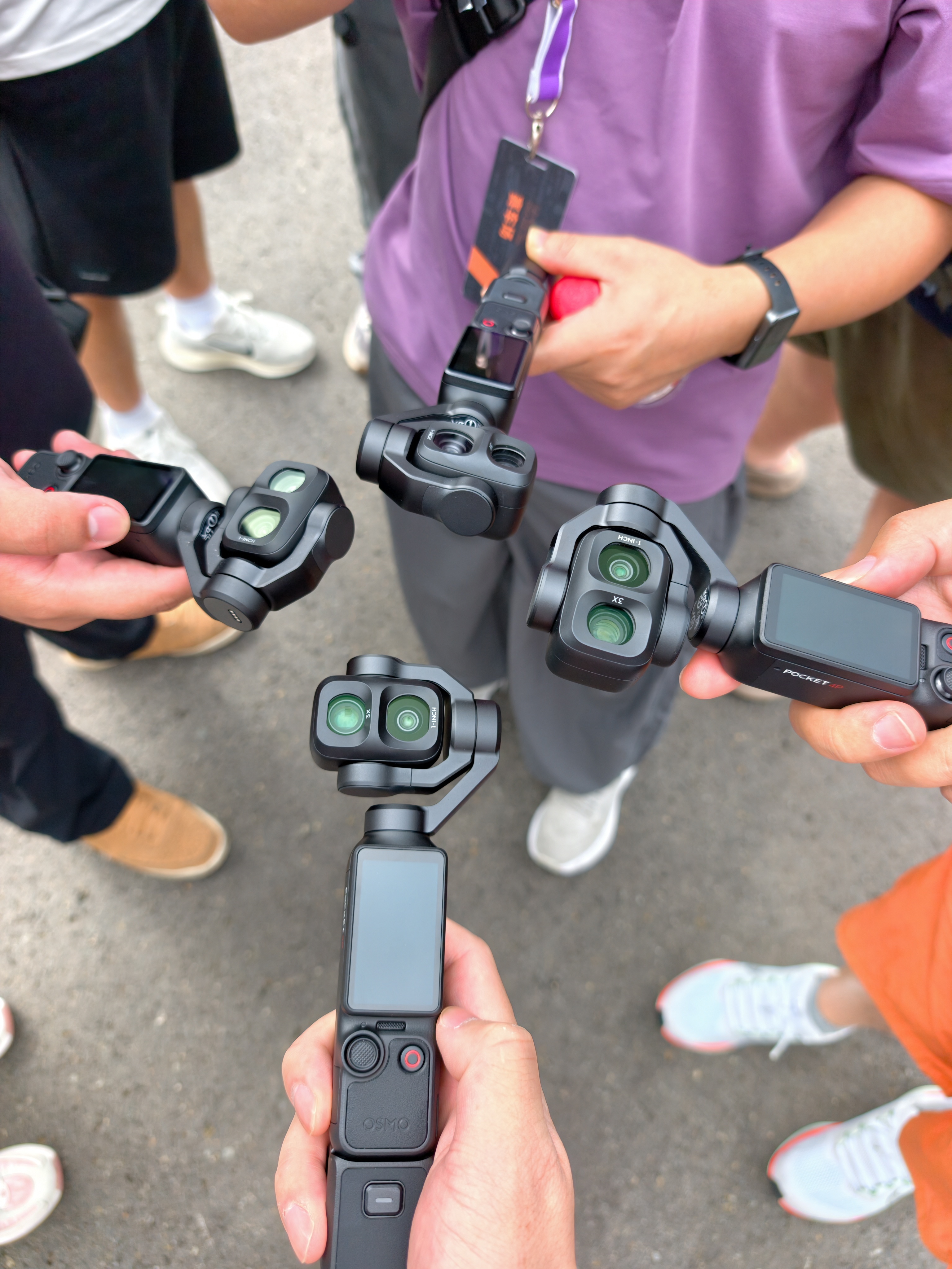 4台大疆Poket 4Pro的会晤，总之差生文具多