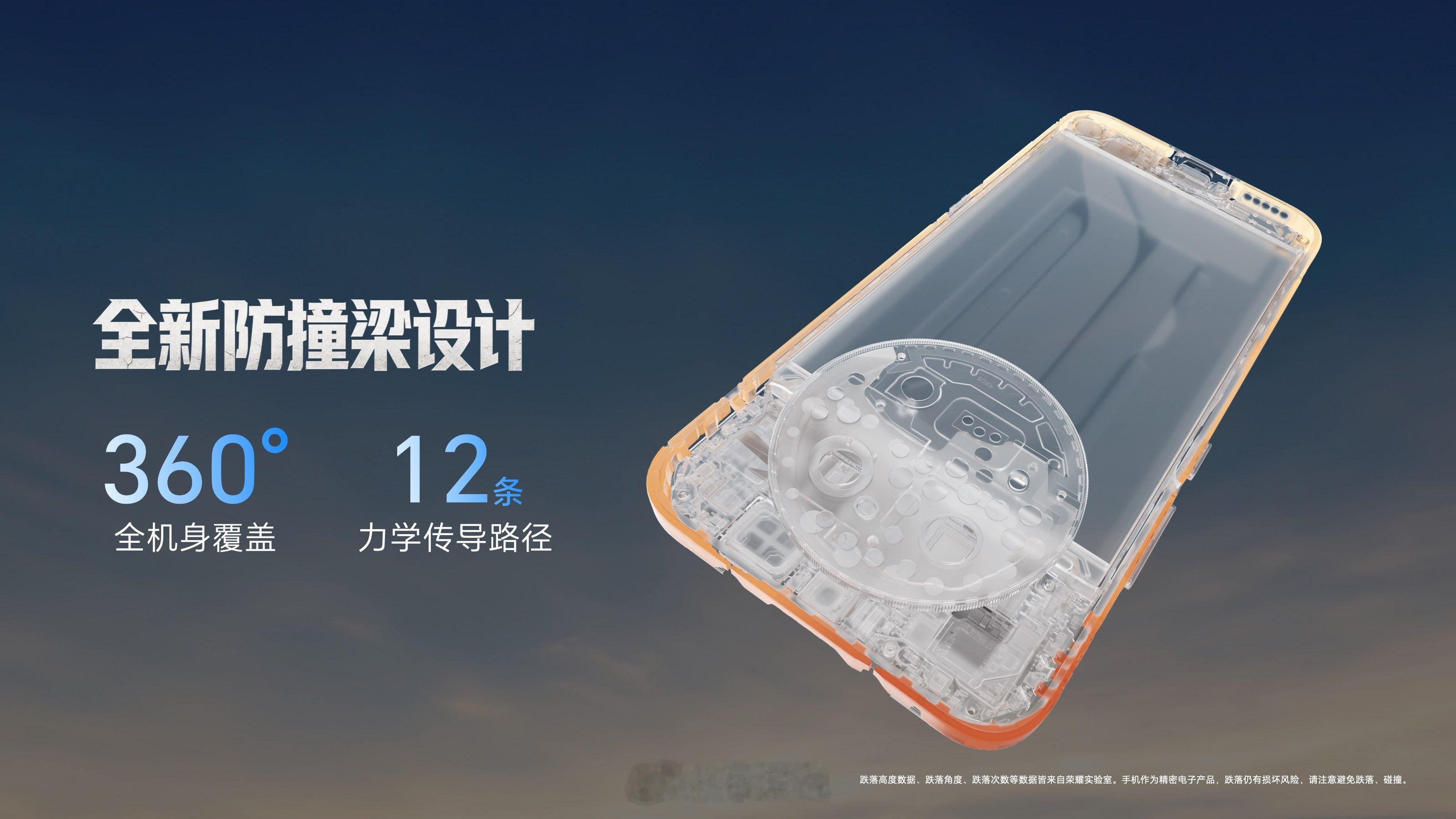 荣耀X80 Pro Max通过SGS金标五星严苛场景抗跌耐摔认证，整机参考赛车H