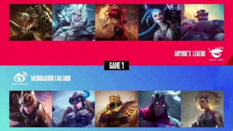  【AL vs WBG 第一局】

MVP：WBG.Xiaohu（阿兹尔）
打得