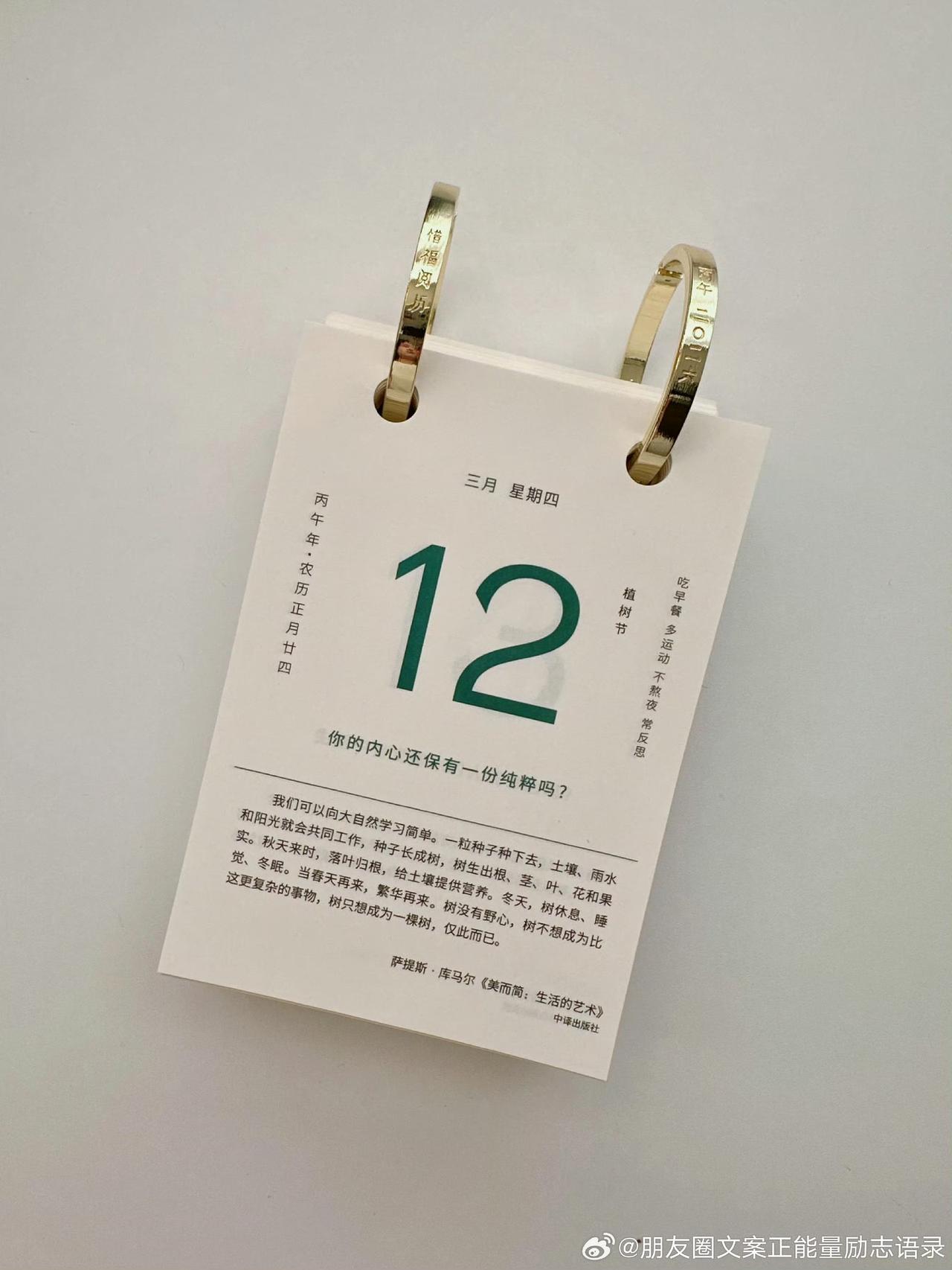 植一株新绿，
予世界美好