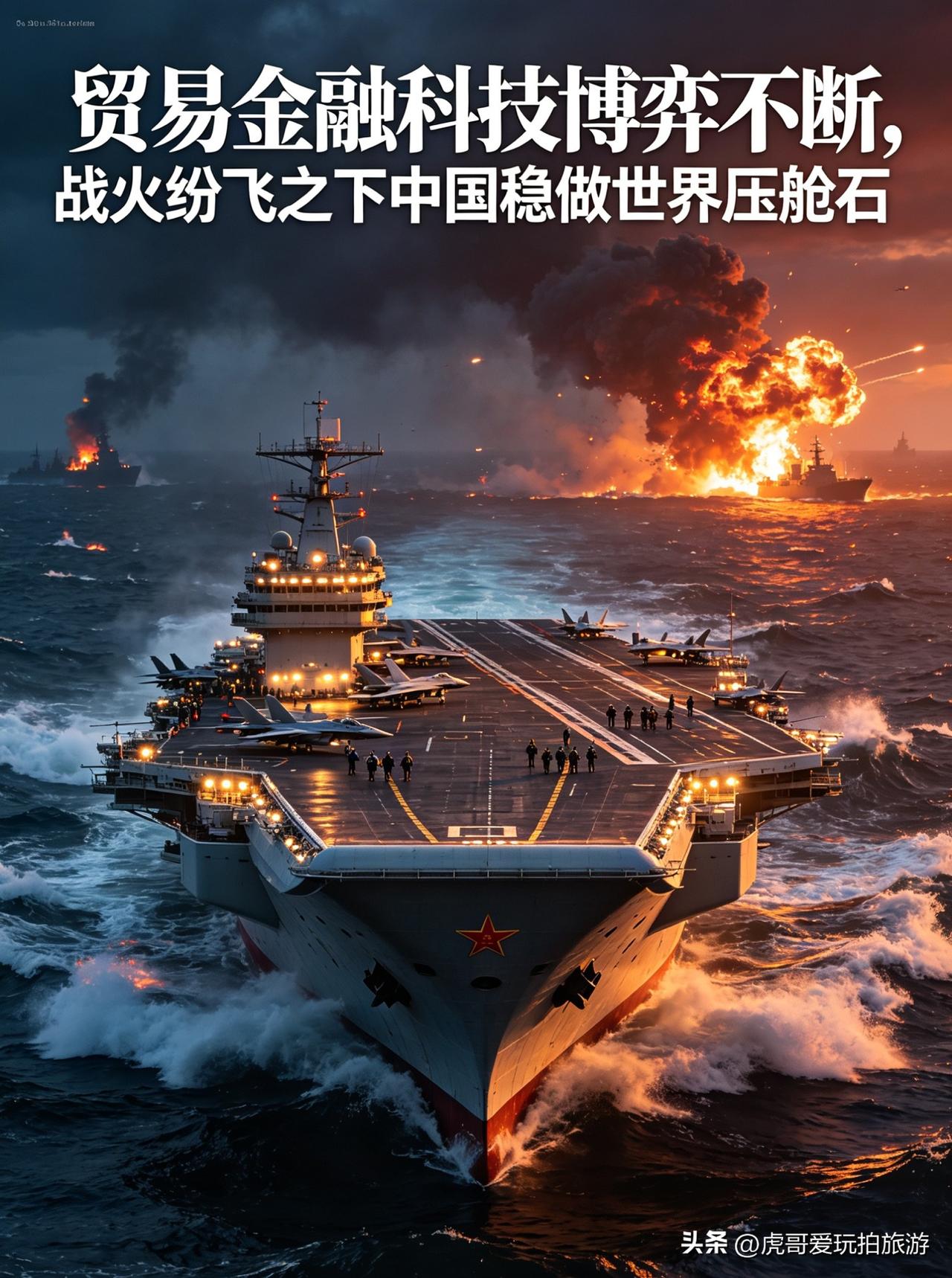 贸易金融科技博弈不断，战火纷飞之下中国稳坐世界压舱石

当下全球冲突频发、乱象丛