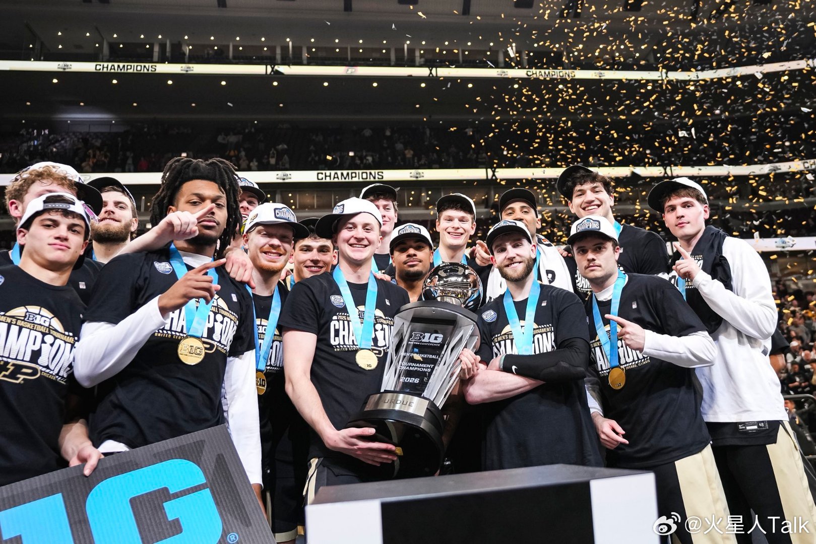 NCAA男篮 2025-2026赛季Big Ten联盟锦标赛决赛普渡大学击败常规