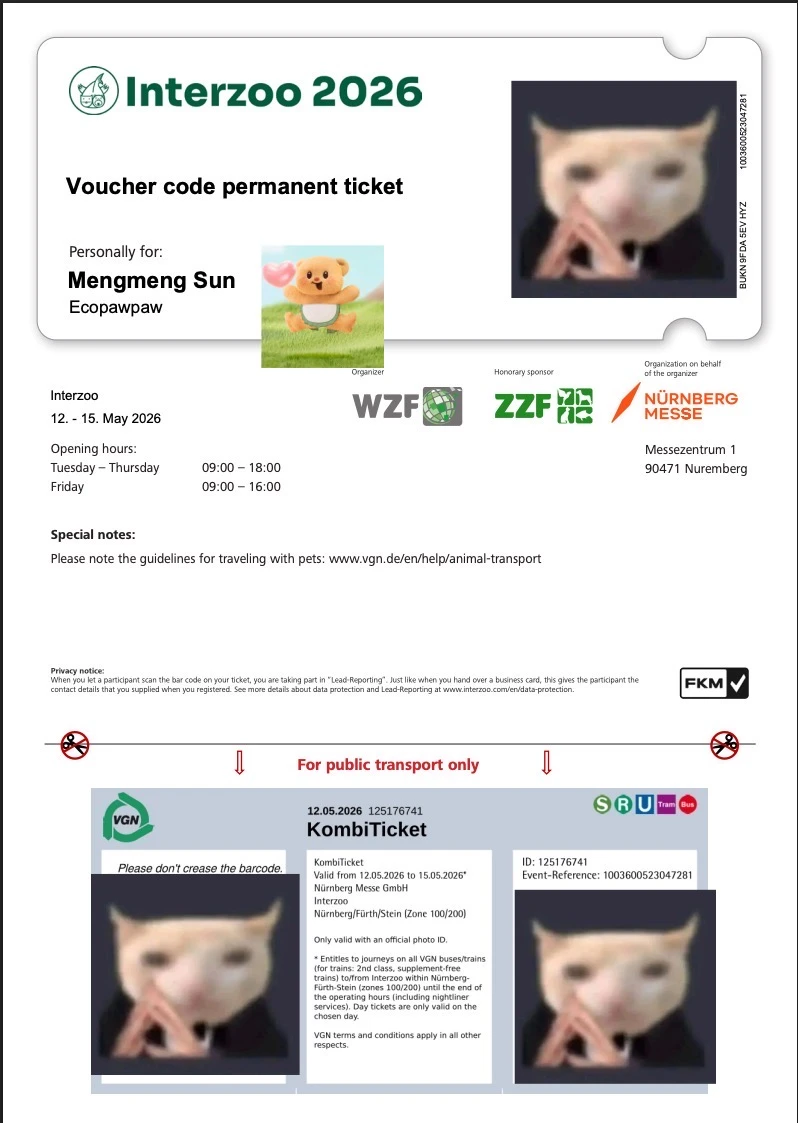 比利时🇧🇪宠物赛道创业｜德国纽伦堡Interzo