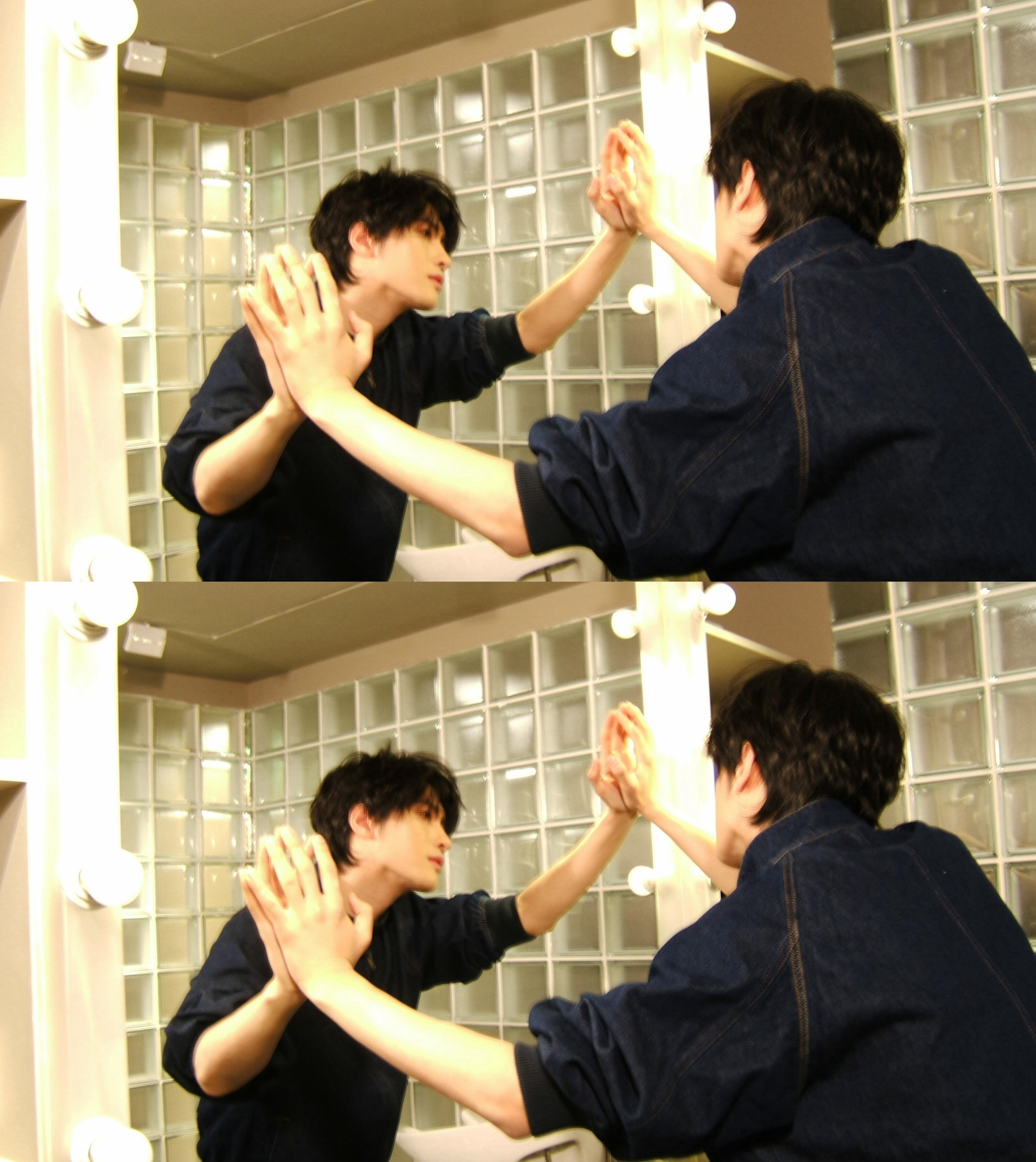 展轩氛围感六宫格 展轩今日份更新六宫格 模糊的帅  氛围感拉满