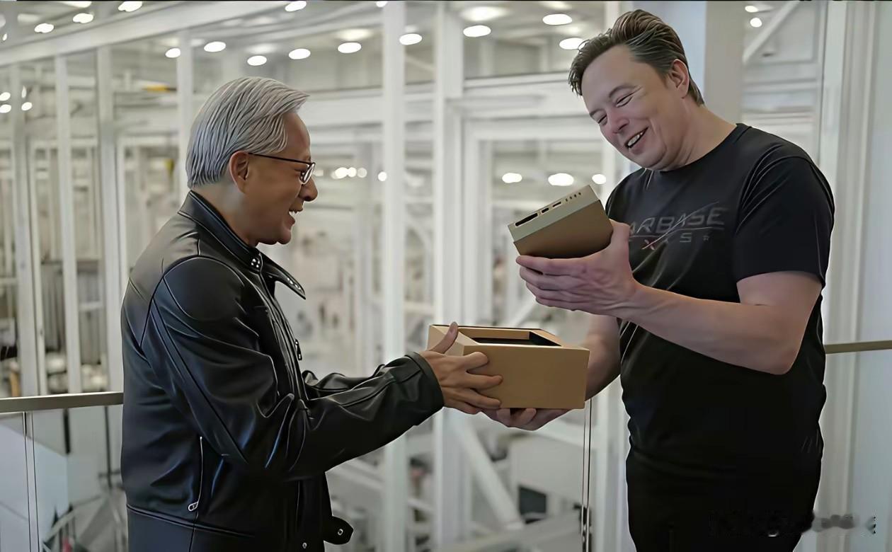 马斯克和黄仁勋的个人关系感觉也非常好，这应该是他们在私下里进行交流，他们身上应该