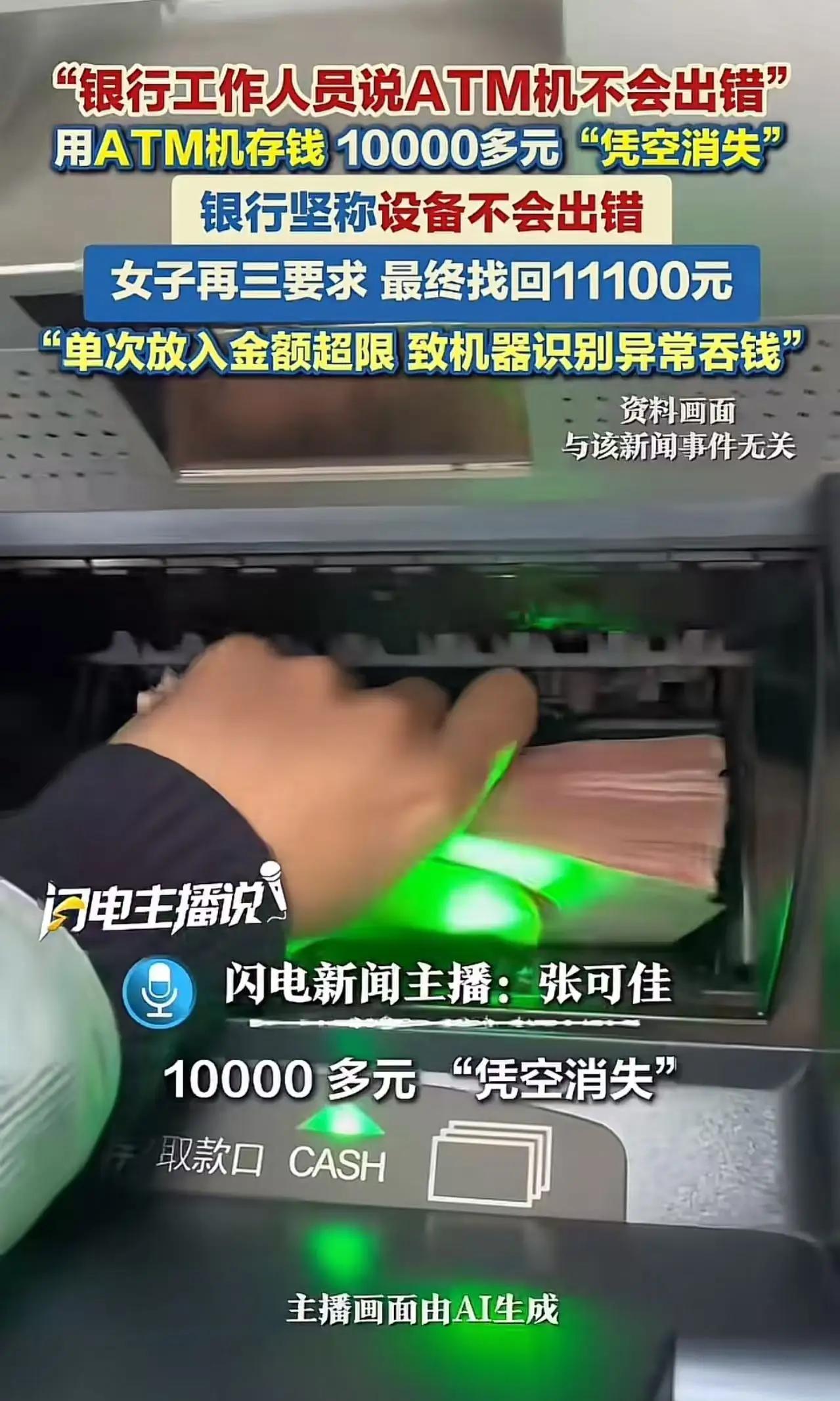 存24000只到账13200！女子被银行一句“机器不会错”怼到冒烟，开箱后工作人