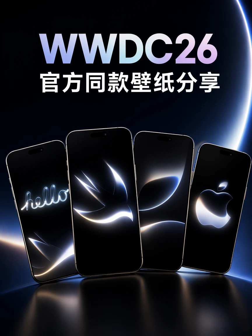 更新后的壁纸咋还没有WWDC的版面好看😂