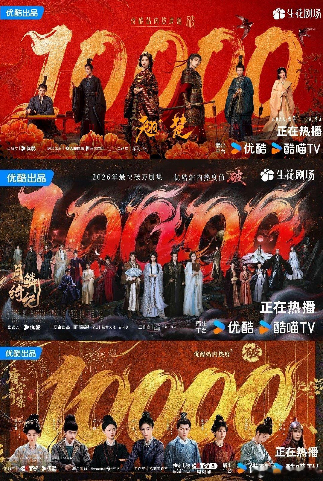 酷今年继《唐宫奇案》《月鳞绮纪》后迎来了第三部剧《翘楚》热度破万《月鳞绮纪》三天