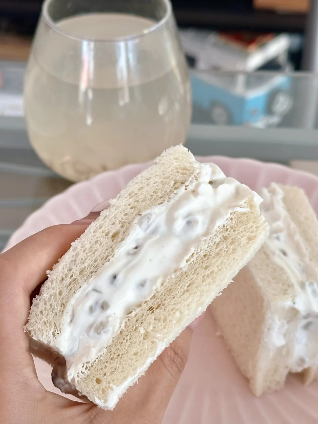 复刻盒马希腊酸奶薏米三明治🥪奶呼呼好幸福