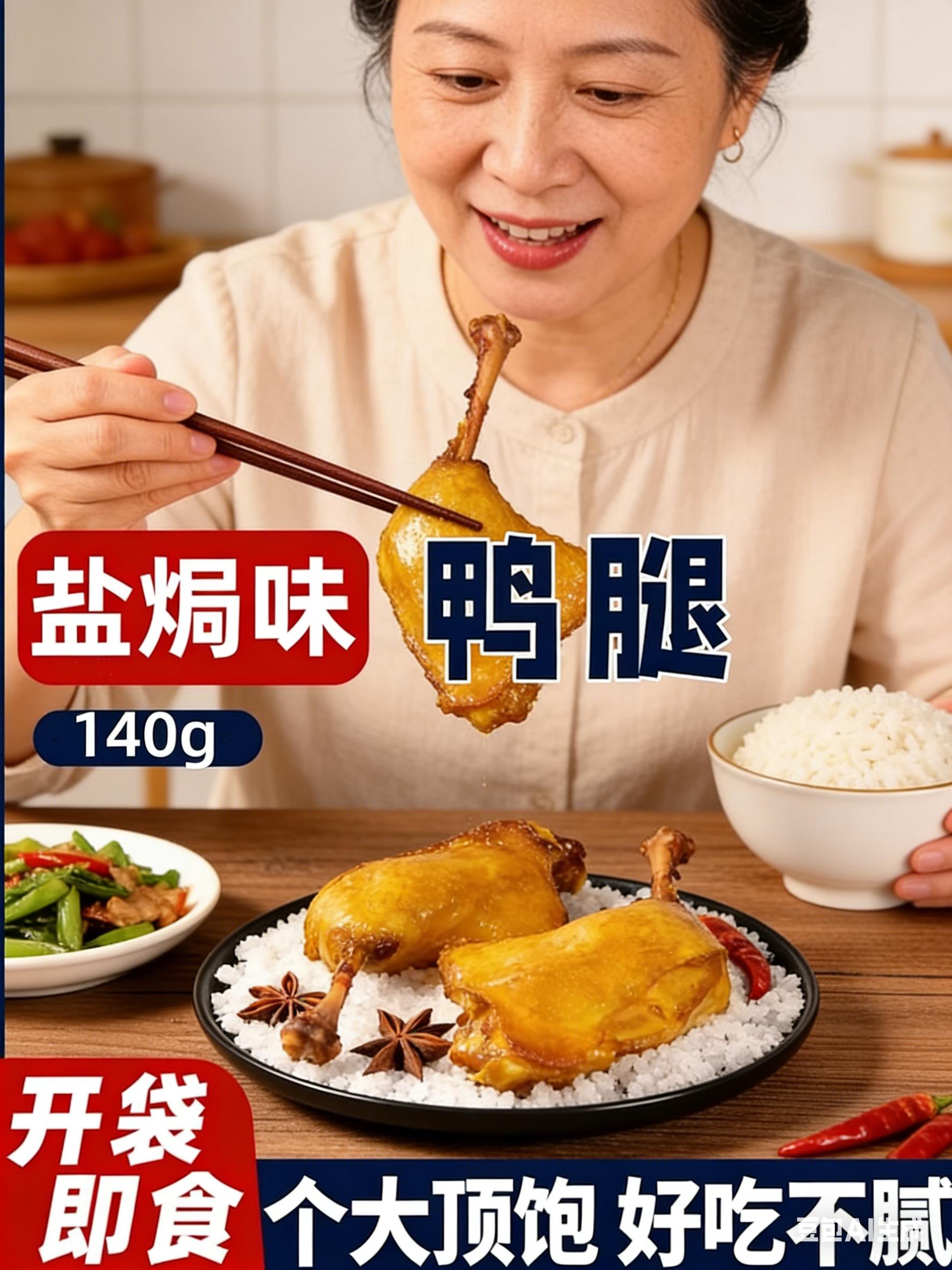 鸭腿大鸭腿香辣鸭腿 解馋 太好吃了