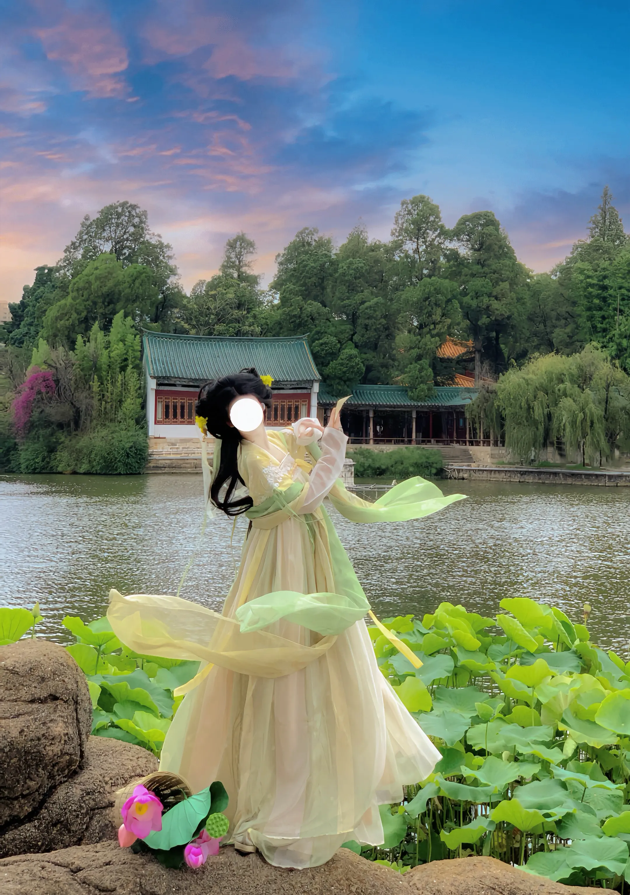 像妙妙会穿得衣服。在研究新景了，还在调整嘞