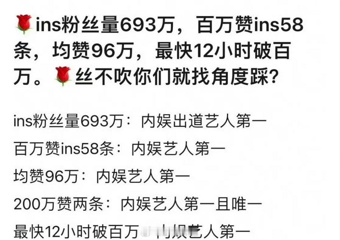 有网友汇总了一下赵露思跟张凌赫的海外人气，直接用各种数据来说明啊，谁在海外人气更