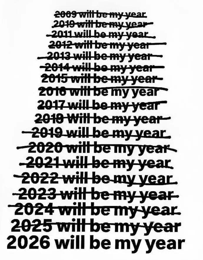 2026年，必将是我的破局之年——不是等待命运垂青，而是用双手劈开前路。过往的挫