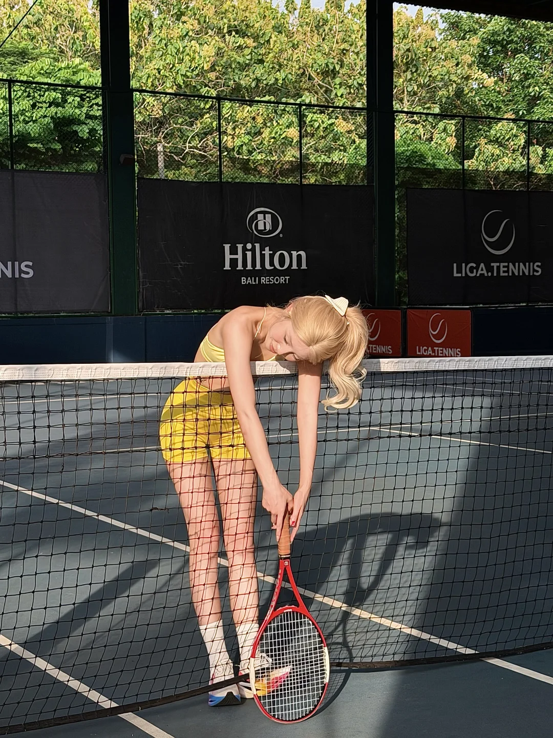 来巴厘岛怎么能不打场网球🎾 请认出我