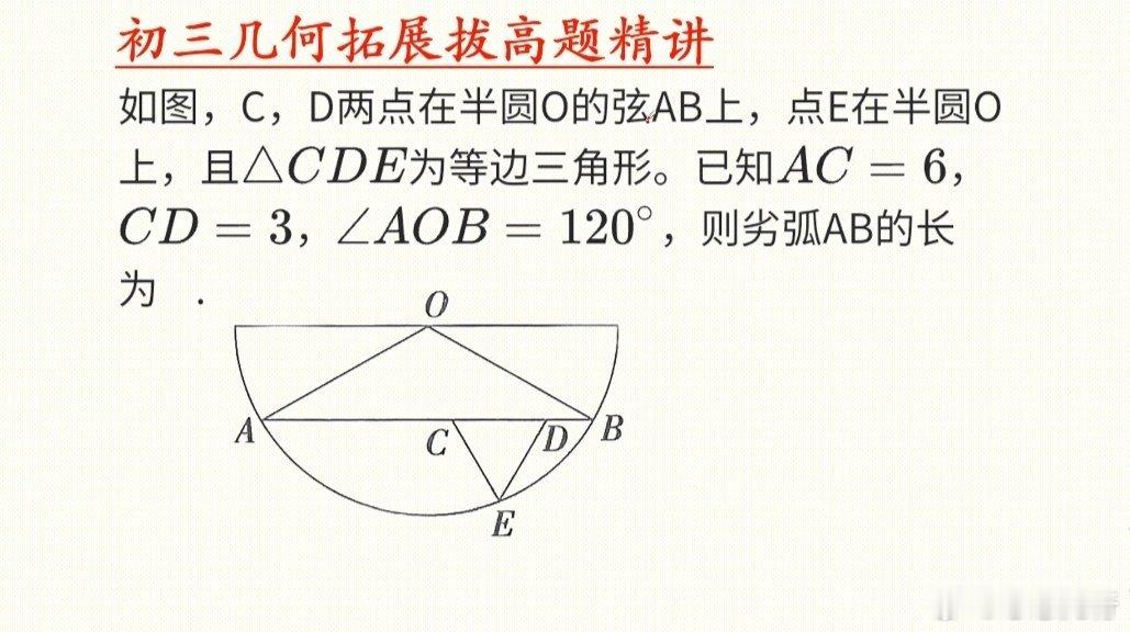 初三几何拔高训练 ​​​
