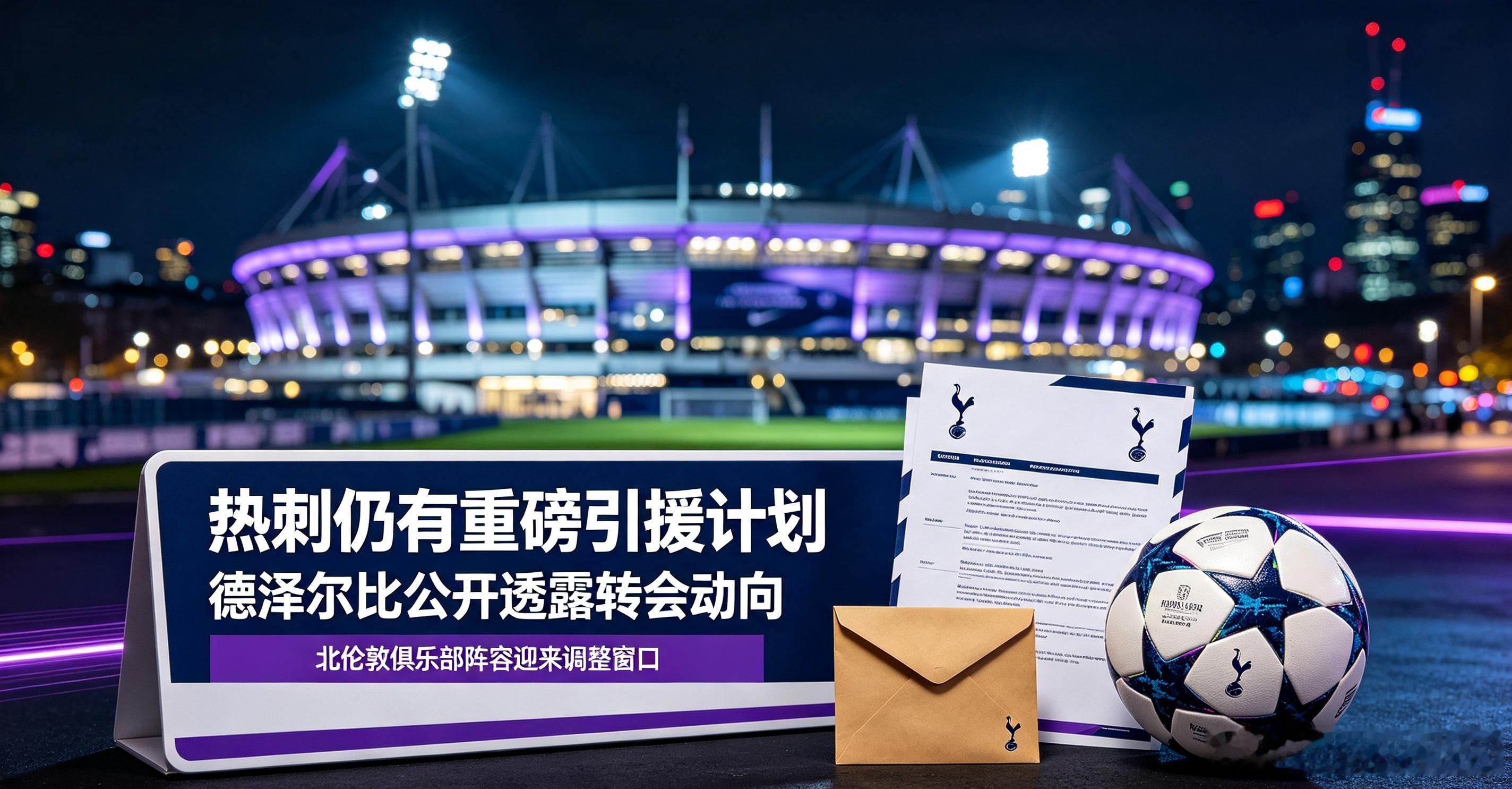 热刺主帅德泽尔比公开透露，球队仍有重磅引援计划，同时也接受队长罗梅罗寻求离队的现