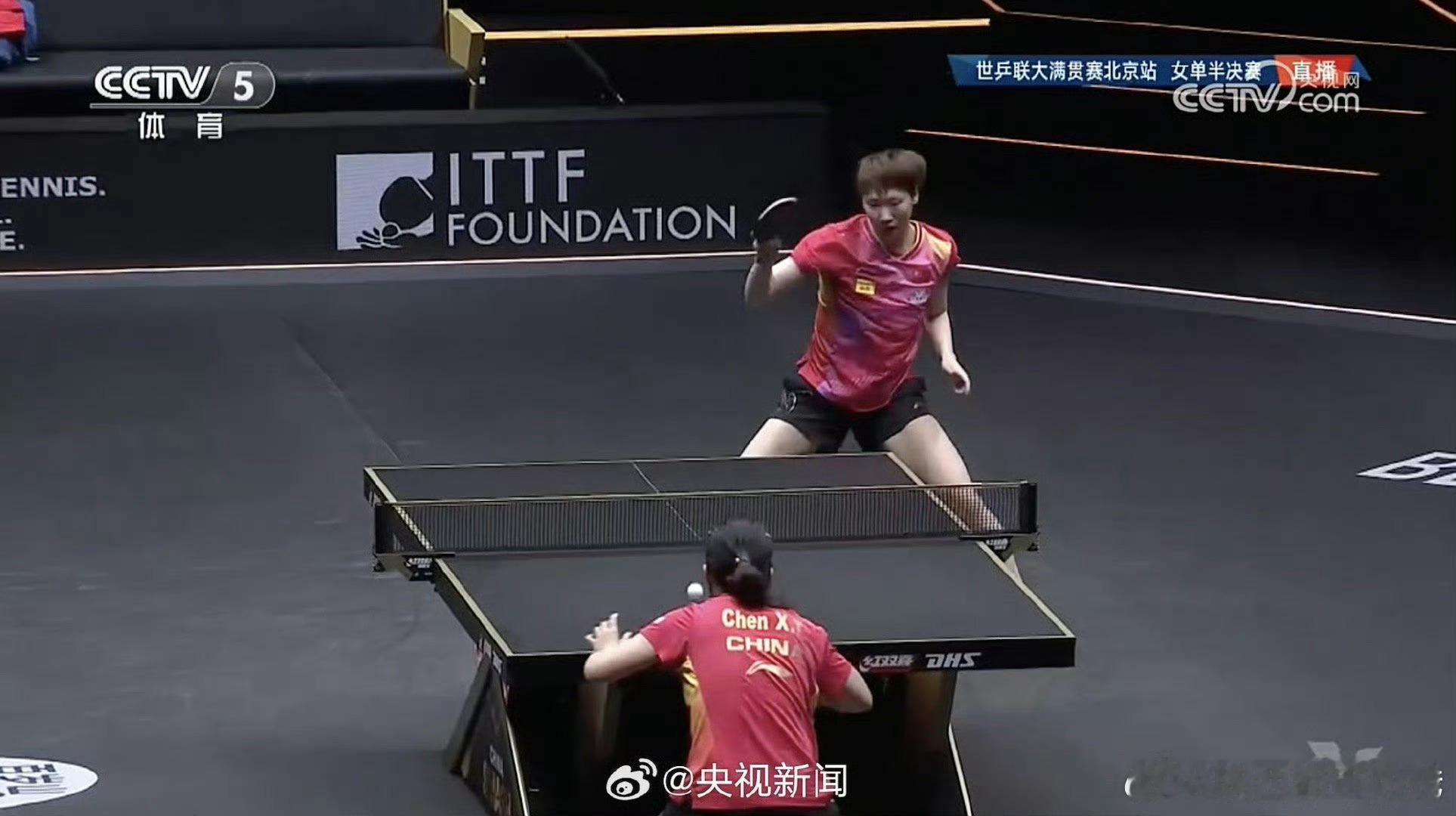 王曼昱进攻压迫感太强了，恭喜晋级决赛，继续加油[太开心] #王曼昱谈暂停调整状态