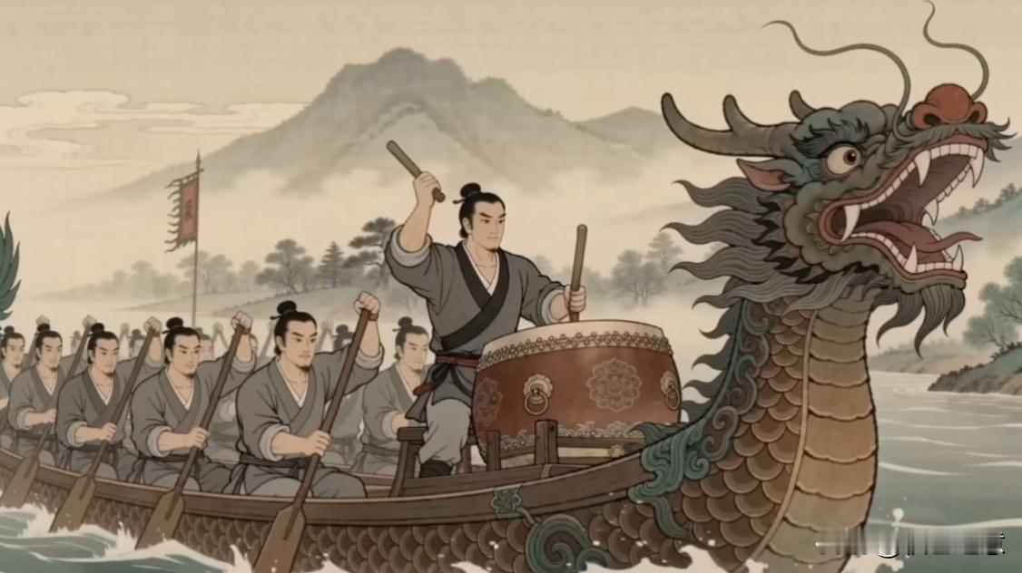 一幅画逆袭人生！元代神作《龙池竞渡图》，藏着千年端午盛景

元代王振鹏的《龙池竞