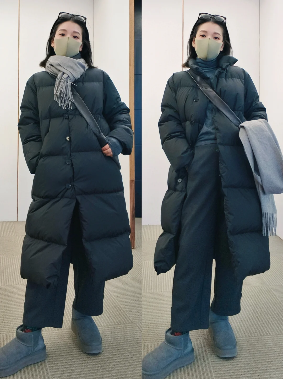 简单保暖的冬季通勤穿搭