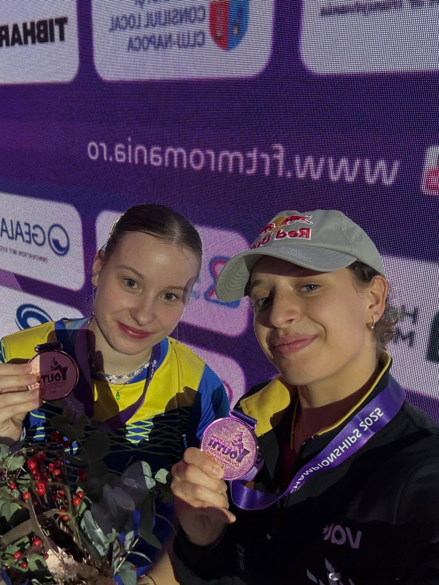 2025年国际乒联世青赛 汉娜·高达：艰难的一周，但很感激能把奖牌带回家。🥉 