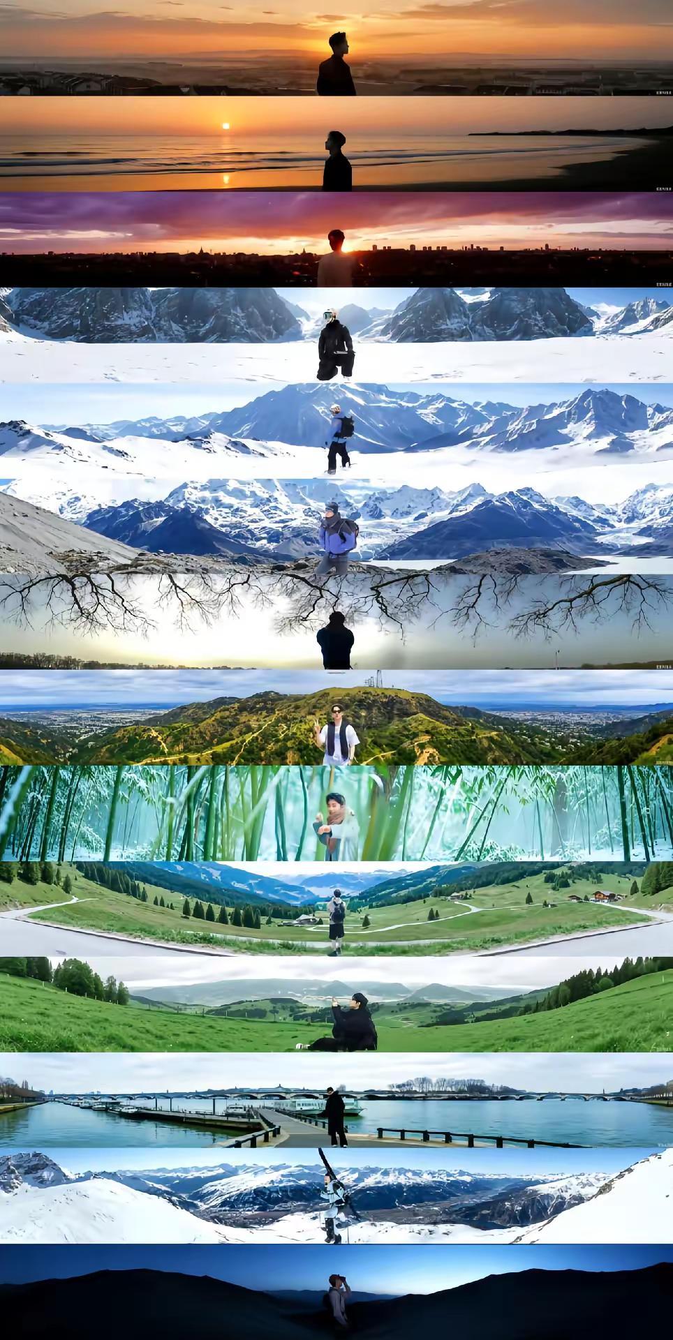 天空 大地 湖泊 高山 都是你们的调色盘（ib：@如媛 ）