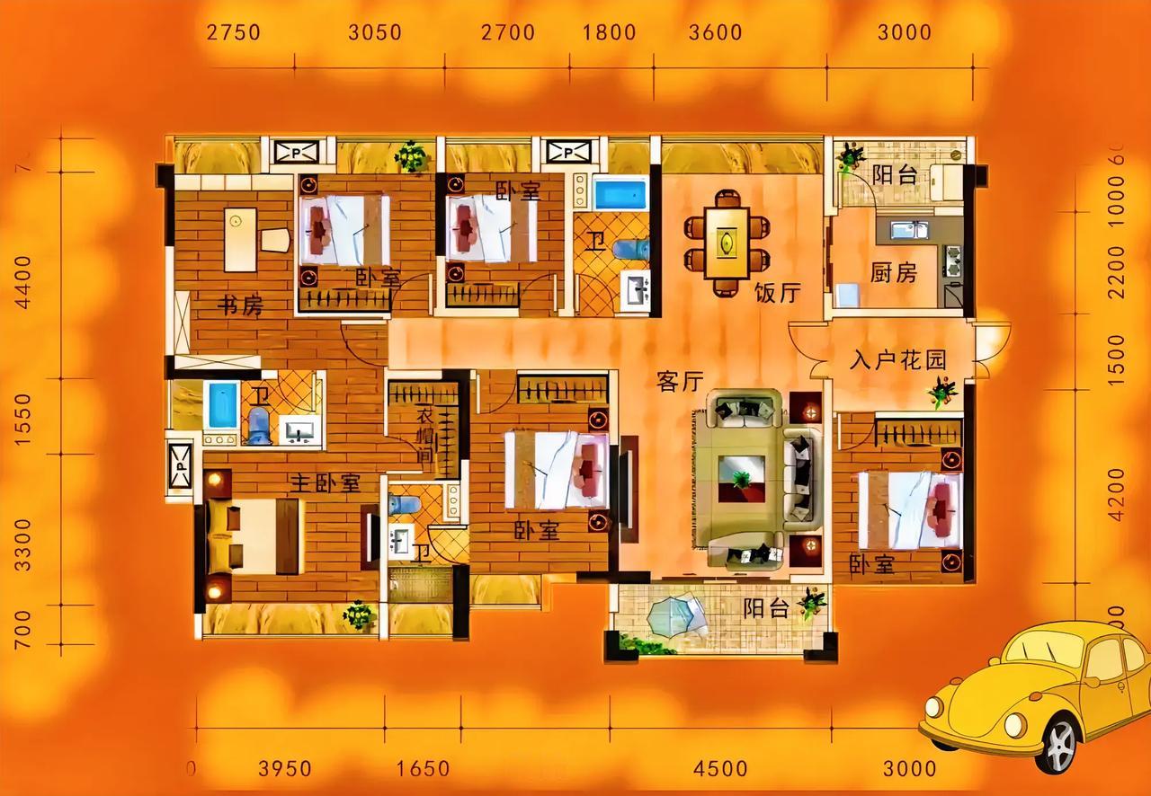 藏在心坎上，改善型。前世五百次的回眸，194m²换来今生一次相遇！不愿与大平层百