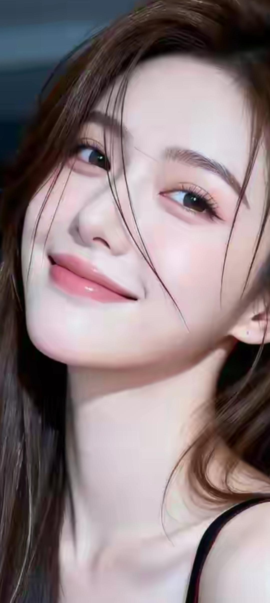 甜美笑容，温柔眼眸，元气少女🌟✨