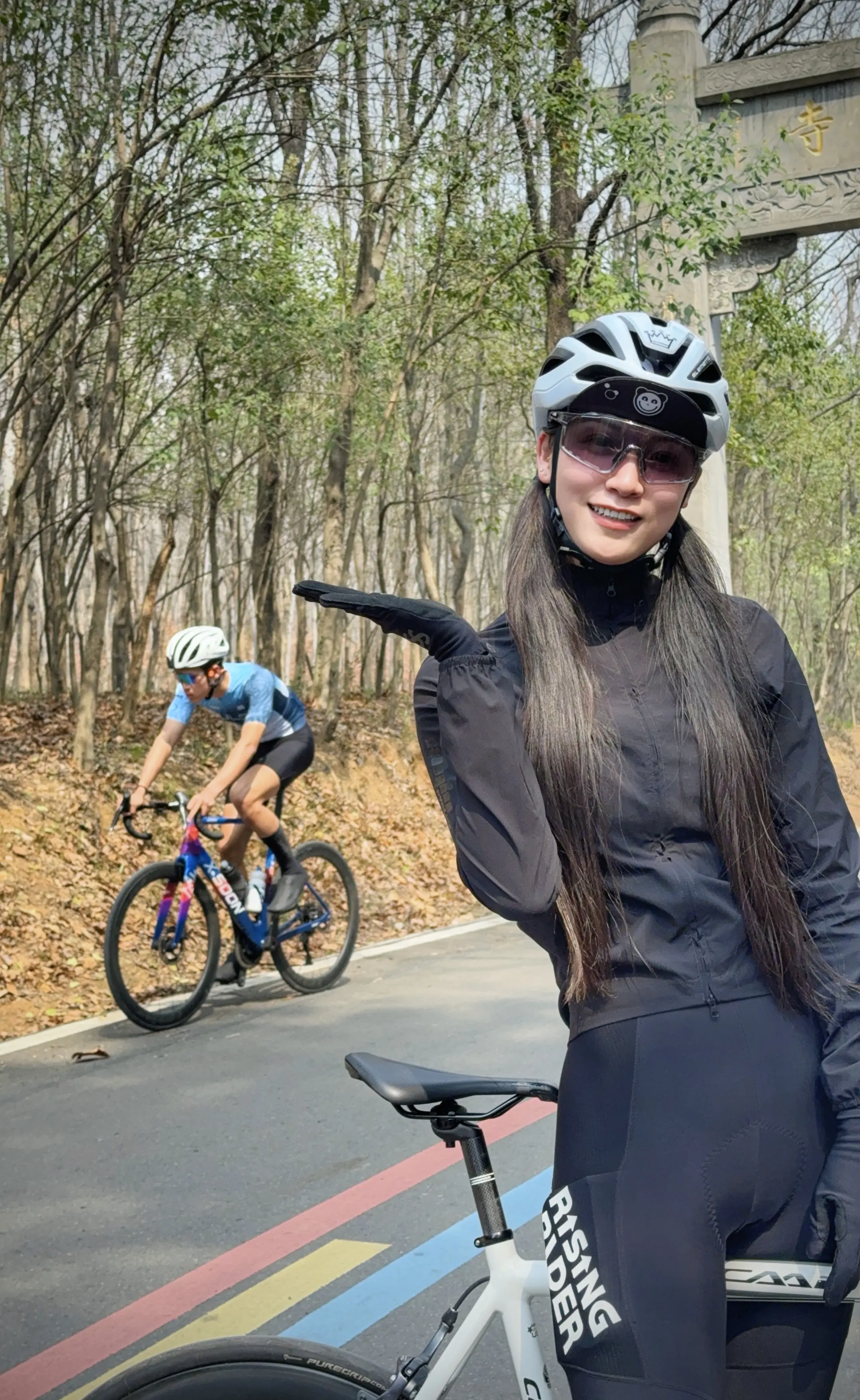 路遇野生骑友，一个过冬天一个过夏天🤦🏻‍♀️