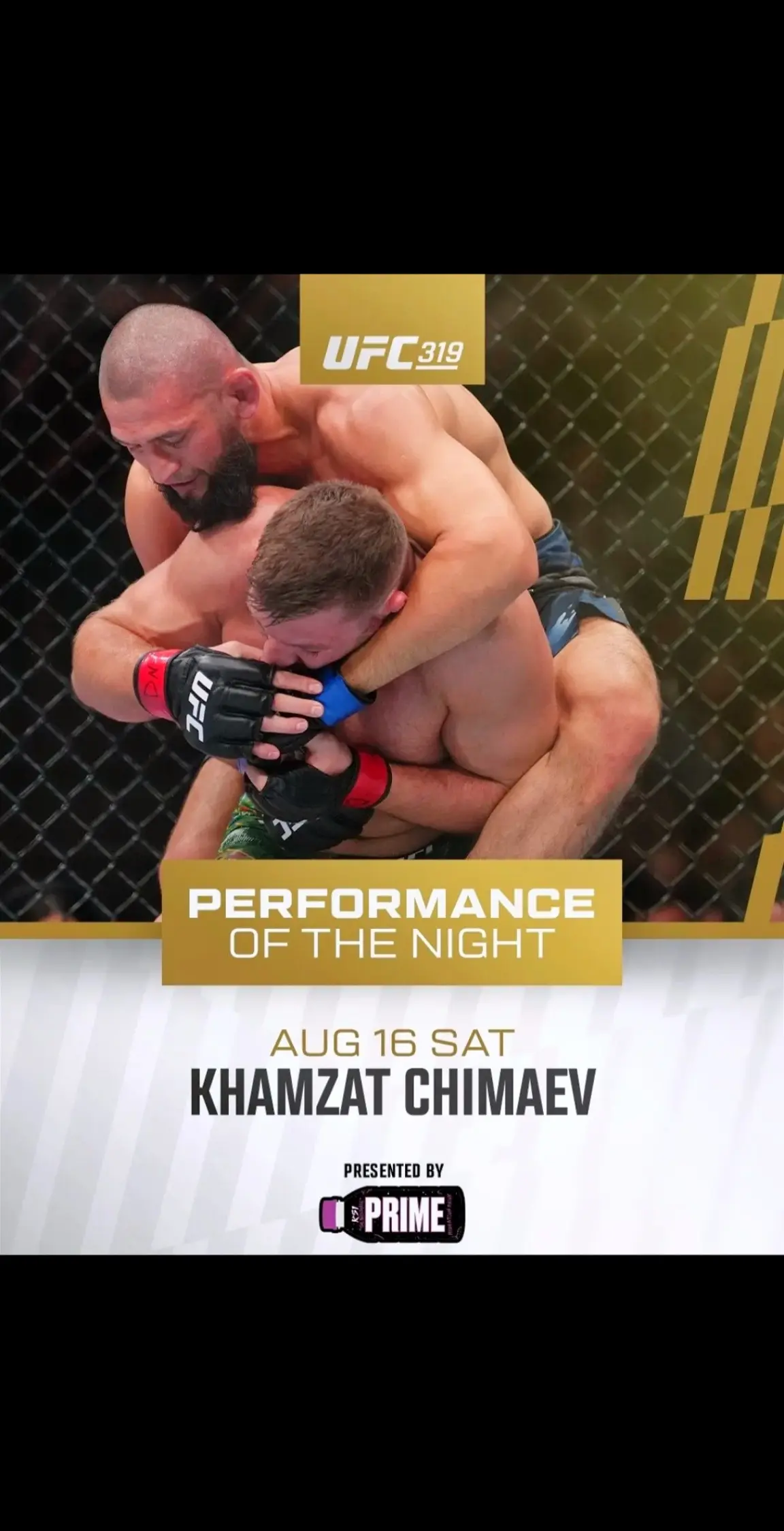 ufc319花红！分别是：奇马耶夫、劳伦-墨菲、卡洛斯-普拉特斯、提姆...