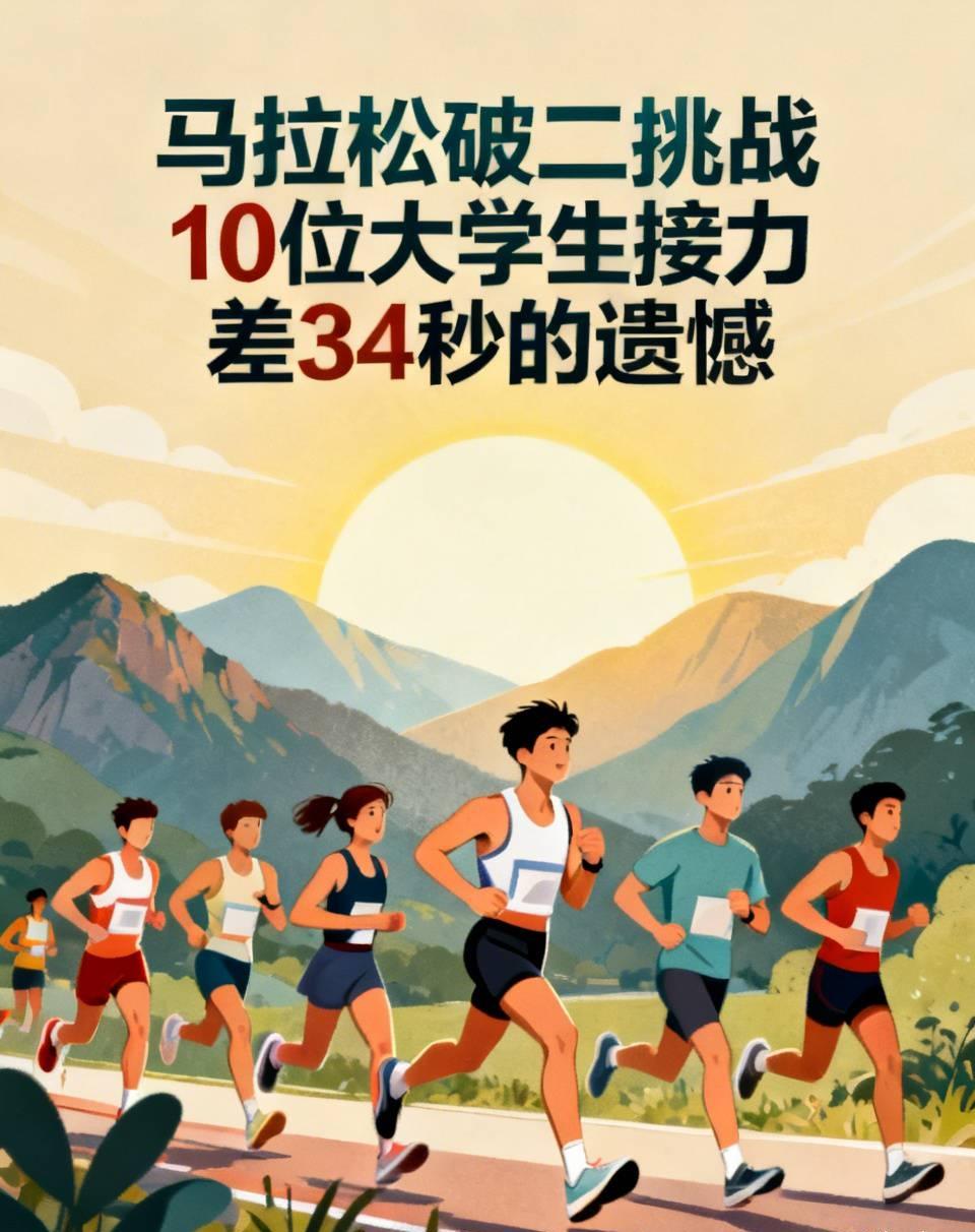 10位大学生接力冲击马拉松破二，最终只差34秒，留下巨大遗憾！
 
高百火种计划