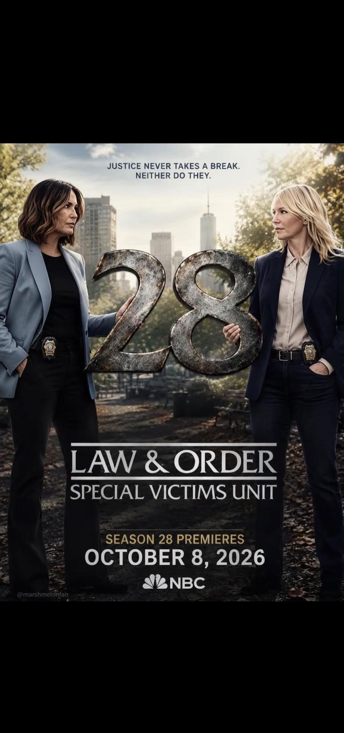 爱是假的恨是假的 只有在10 月 8 号播出的 SVU 第 28 季是真的